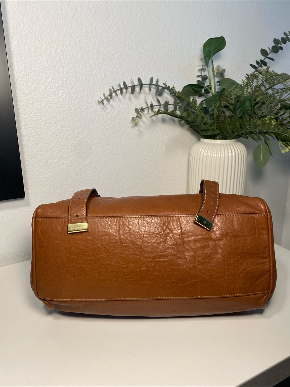MULBERRY Alexa Leather Satchel In Oak - Picture 10 of 17